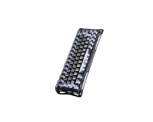 Магнитная игровая клавиатура GravaStar Mercury V60 Pro 64 keys, Hall Effect UFO, 8K, USB-C, RGB, Cyber Frost Black