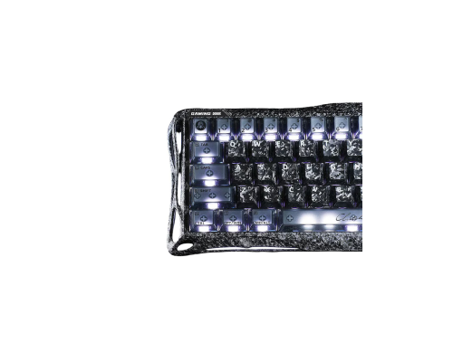 Магнитная игровая клавиатура GravaStar Mercury V60 Pro 64 keys, Hall Effect UFO, 8K, USB-C, RGB, Cyber Frost Black