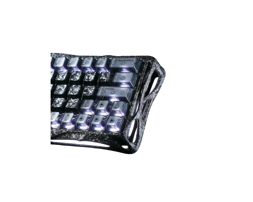 Магнитная игровая клавиатура GravaStar Mercury V60 Pro 64 keys, Hall Effect UFO, 8K, USB-C, RGB, Cyber Frost Black