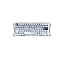 Магнитная игровая клавиатура GravaStar Mercury V60 Pro 60 keys, GravaStar Blackcore, 8K, USB-A, RGB, Chrome Silver