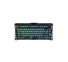 Магнитная игровая клавиатура GravaStar Mercury V75 80 keys, Magnetic Jade Pro, 8K, USB-A, RGB, Stealth Black