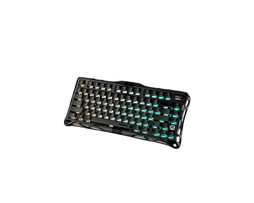 Магнитная игровая клавиатура GravaStar Mercury V75 80 keys, Magnetic Jade Pro, 8K, USB-A, RGB, Stealth Black