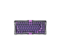 Магнитная игровая клавиатура GravaStar Mercury V75 Lite 75 keys, Blackcore, 8K, USB-A, RGB, Transparent Black
