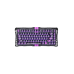 Магнитная игровая клавиатура GravaStar Mercury V75 Lite 75 keys, Blackcore, 8K, USB-A, RGB, Transparent Black