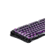 Магнитная игровая клавиатура GravaStar Mercury V75 Lite 75 keys, Blackcore, 8K, USB-A, RGB, Transparent Black