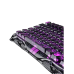 Магнитная игровая клавиатура GravaStar Mercury V75 Lite 75 keys, Blackcore, 8K, USB-A, RGB, Transparent Black