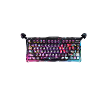 Магнитная игровая клавиатура GravaStar Mercury V75 Pro 80 keys, Magnetic Jade Gaming, 8K, USB-A, RGB, Neon Graffiti