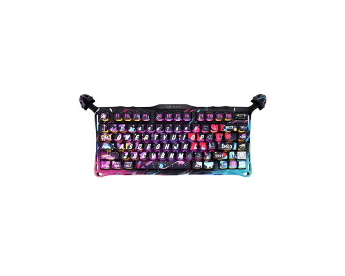 Магнитная игровая клавиатура GravaStar Mercury V75 Pro 80 keys, Magnetic Jade Gaming, 8K, USB-A, RGB, Neon Graffiti