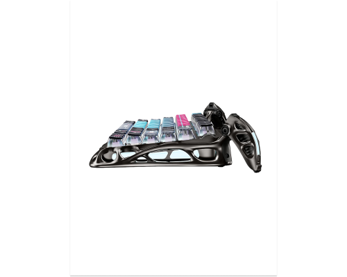 Магнитная игровая клавиатура GravaStar Mercury V75 Pro 80 keys, Magnetic Jade Gaming, 8K, USB-A, RGB, Cyberpunk