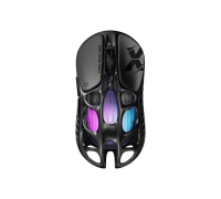 Ультралегкая игровая мышь GravaStar Mercury X, BT/WL/USB-A, RGB, черный