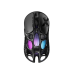Ультралегкая игровая мышь GravaStar Mercury X, BT/WL/USB-A, RGB, черный