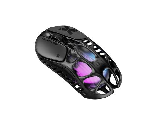 Ультралегкая игровая мышь GravaStar Mercury X, BT/WL/USB-A, RGB, черный