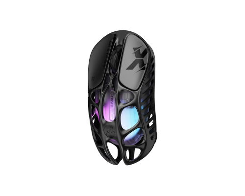 Ультралегкая игровая мышь GravaStar Mercury X, BT/WL/USB-A, RGB, черный