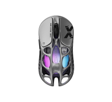 Ультралегкая игровая мышь GravaStar Mercury X Pro, 8K, BT/WL/USB-A, RGB, черный