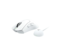Игровая мышь Razer DeathAdder V4 Pro Gen-2, RGB, USB-A/WL/BT, белый
