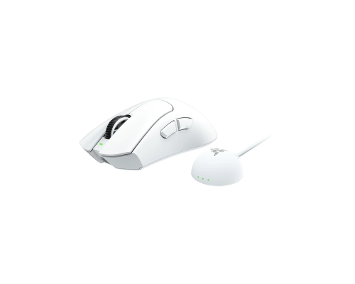 Игровая мышь Razer DeathAdder V4 Pro Gen-2, RGB, USB-A/WL/BT, белый