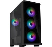 Корпус Zalman Z10 Duo без БП, E-ATX, 4×120 мм ARGB, чёрный