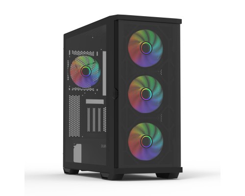 Корпус Zalman Z10 Duo без БП, E-ATX, 4×120 мм ARGB, чёрный