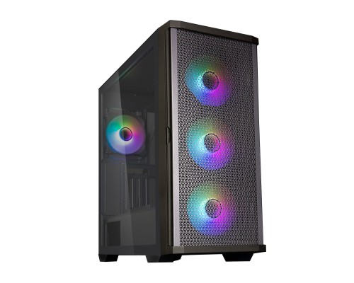 Корпус Zalman Z10 Duo без БП, E-ATX, 4×120 мм ARGB, чёрный