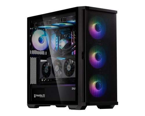 Корпус Zalman Z10 Duo без БП, E-ATX, 4×120 мм ARGB, чёрный