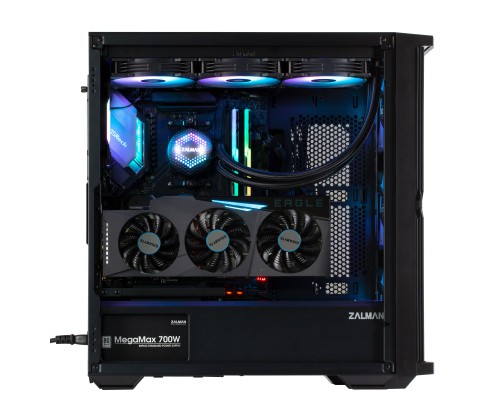 Корпус Zalman Z10 Duo без БП, E-ATX, 4×120 мм ARGB, чёрный