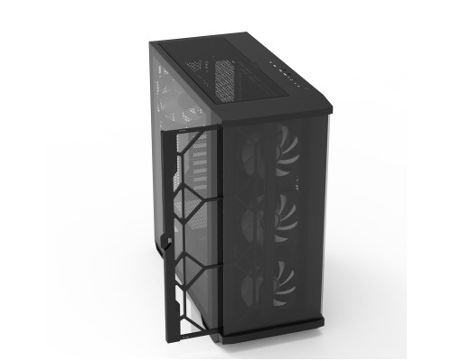 Корпус Zalman Z10 Duo без БП, E-ATX, 4×120 мм ARGB, чёрный