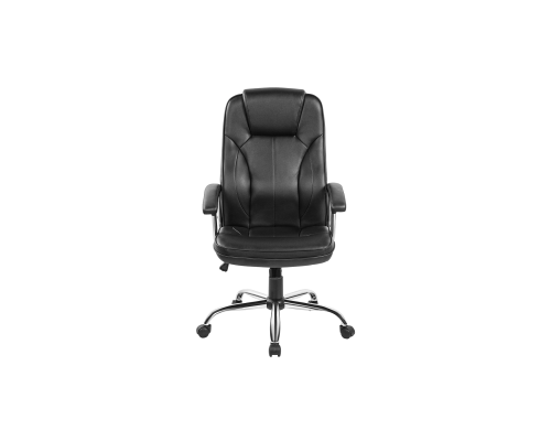 Офисное кресло 2E Office OC135 PU-кожа, фиксированные подлокотники, черное