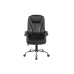 Офисное кресло 2E Office OC135 PU-кожа, фиксированные подлокотники, черное