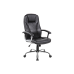 Офисное кресло 2E Office OC135 PU-кожа, фиксированные подлокотники, черное