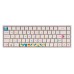 Клавиатура механическая Akko 3068B Doraemon Rainbow 68Key, CS Jelly Pink, BT/WL/USB-A, EN/UKR, RGB, Білий