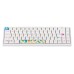 Клавиатура механическая Akko 3068B Doraemon Rainbow 68Key, CS Jelly Pink, BT/WL/USB-A, EN/UKR, RGB, Білий