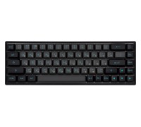 Клавиатура механическая Akko 3068B Plus Black&Cyan 68Key,CS Jelly Pink, BT/WL/USB-A, EN/UKR, RGB, Чорний