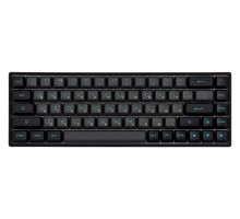 Клавиатура механическая Akko 3068B Plus Black&Cyan 68Key,CS Jelly Purple, BT/WL/USB-A, EN/UKR, RGB, Черный