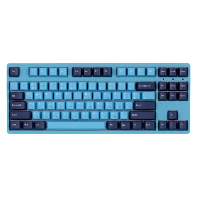 Клавиатура механическая Akko 3087 Mirror of Sky 87Key, CS Radiant Red V2, USB-A, EN/UKR, No LED, Синий