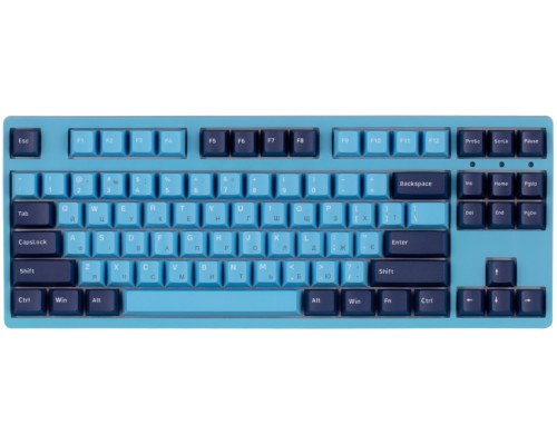 Клавиатура механическая Akko 3087 Mirror of Sky 87Key, CS Radiant Red V2, USB-A, EN/UKR, No LED, Блакитний