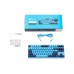 Клавиатура механическая Akko 3087 Mirror of Sky 87Key, CS Radiant Red V2, USB-A, EN/UKR, No LED, Блакитний