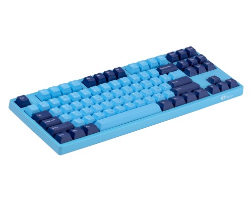 Клавиатура механическая Akko 3087 Mirror of Sky 87Key, CS Radiant Red V2, USB-A, EN/UKR, No LED, Блакитний