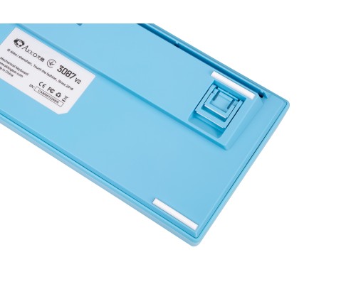 Клавиатура механическая Akko 3087 Mirror of Sky 87Key, CS Radiant Red V2, USB-A, EN/UKR, No LED, Блакитний