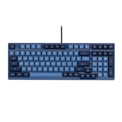 Клавиатура механическая Akko 3098B Ocean Star 98Key, CS Jelly White, BT/WL/USB-A, Hot-swappable, EN/UKR, RGB, Синий