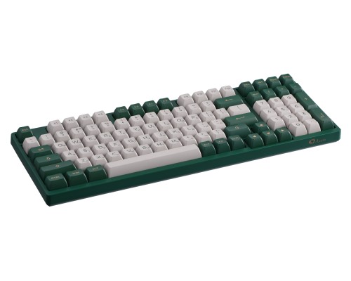 Клавиатура механическая Akko 3098S London 98Key, CS Silver, USB-A, Hot-swappable, EN/UKR, RGB, Зелений