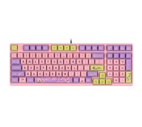 Клавиатура механическая Akko 3098S Patrick 98Key, CS Sponge, USB-A, Hot-swappable, EN/UKR, RGB, Рожевий