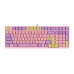 Клавиатура механическая Akko 3098S Patrick 98Key, CS Sponge, USB-A, Hot-swappable, EN/UKR, RGB, Рожевий