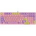 Клавиатура механическая Akko 3098S Patrick 98Key, CS Sponge, USB-A, Hot-swappable, EN/UKR, RGB, Рожевий