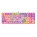 Клавиатура механическая Akko 3098S Patrick 98Key, CS Sponge, USB-A, Hot-swappable, EN/UKR, RGB, Рожевий