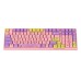 Клавиатура механическая Akko 3098S Patrick 98Key, CS Sponge, USB-A, Hot-swappable, EN/UKR, RGB, Рожевий