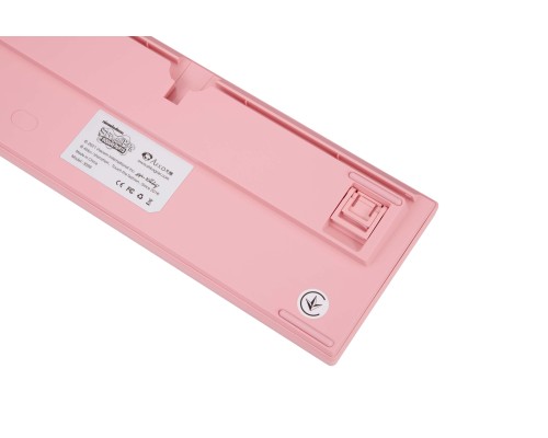 Клавиатура механическая Akko 3098S Patrick 98Key, CS Sponge, USB-A, Hot-swappable, EN/UKR, RGB, Рожевий