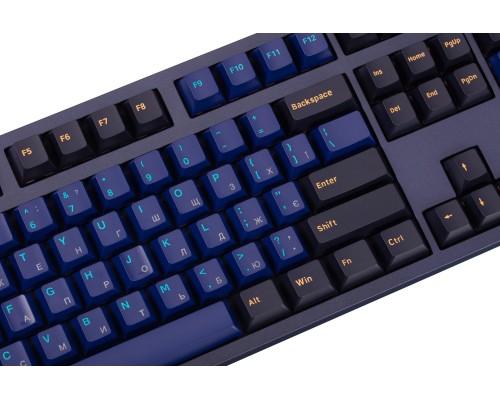 Клавиатура механическая Akko 3108 DS Horizon 108Key, CS Orange V2, USB-A, EN/UKR, No Led, Синій