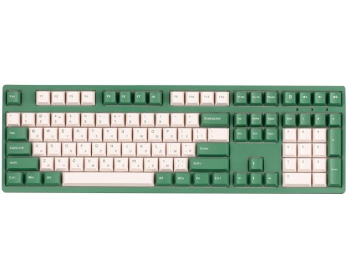 Клавиатура механическая Akko 3108 DS Matcha Red Bean 108Key, CS Blue V2, USB-A, EN/UKR, No Led, Зелений