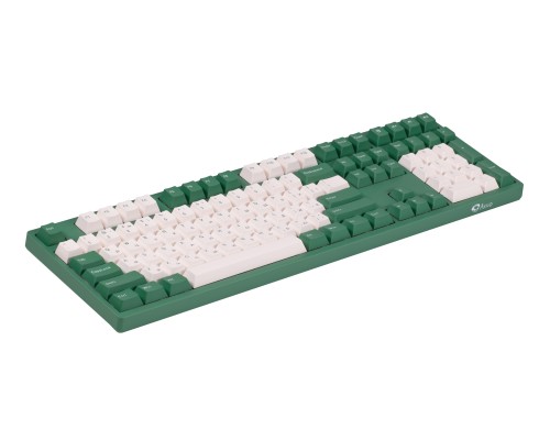 Клавиатура механическая Akko 3108 DS Matcha Red Bean 108Key, CS Blue V2, USB-A, EN/UKR, No Led, Зелений
