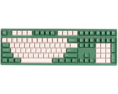 Клавиатура механическая Akko 3108 DS Matcha Red Bean 108Key, CS Pink V2, USB-A, EN/UKR, No Led, Зеленый